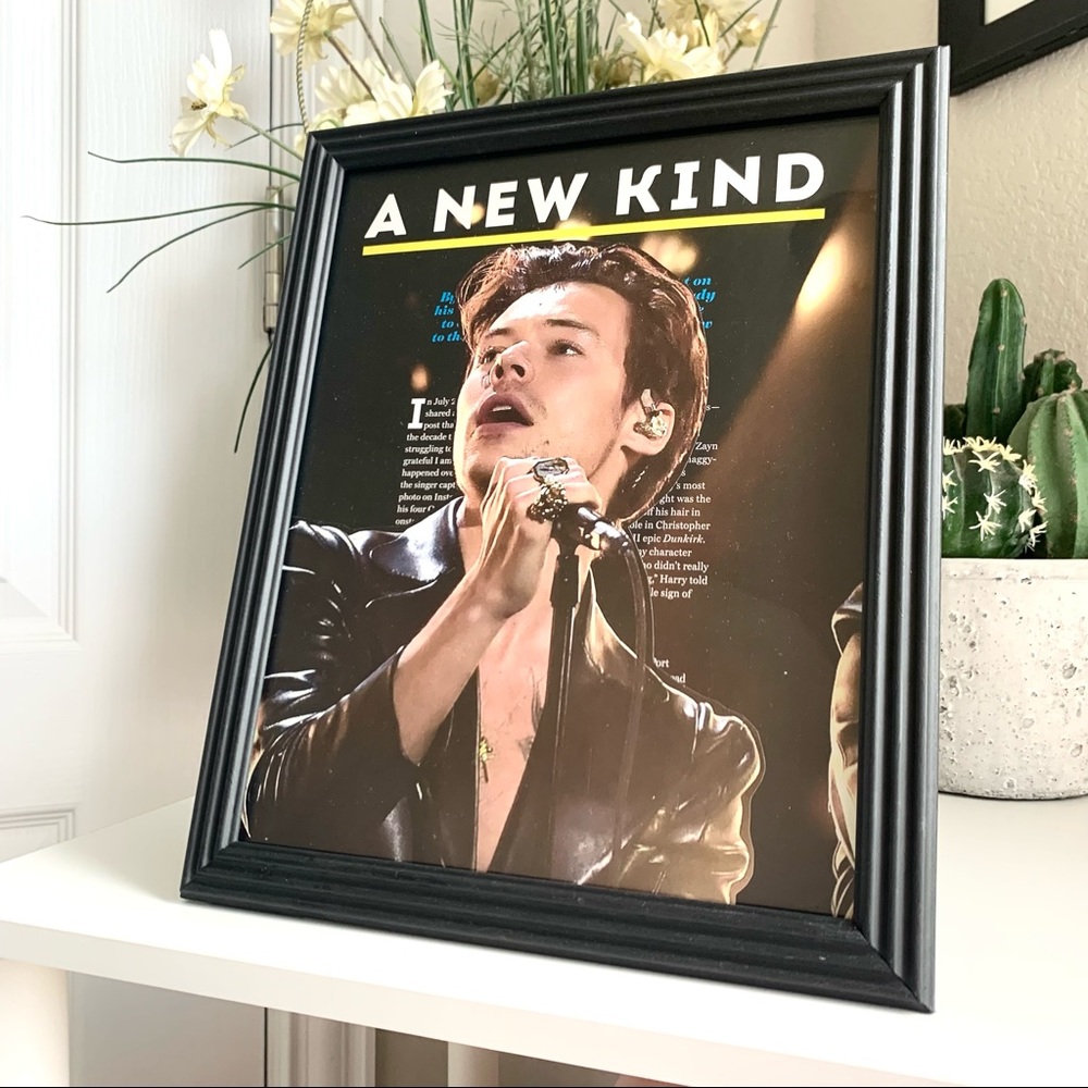 Harry Styles Live Performance Poster A New Kind Magazine Collage Wall Art